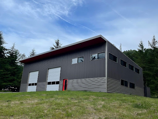 Garage with office